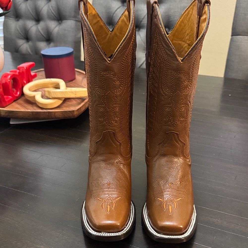 Brown Western Cowboy Boots